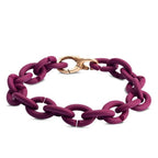 Basic Style Graphite Silver Bracelet Pi-Mart