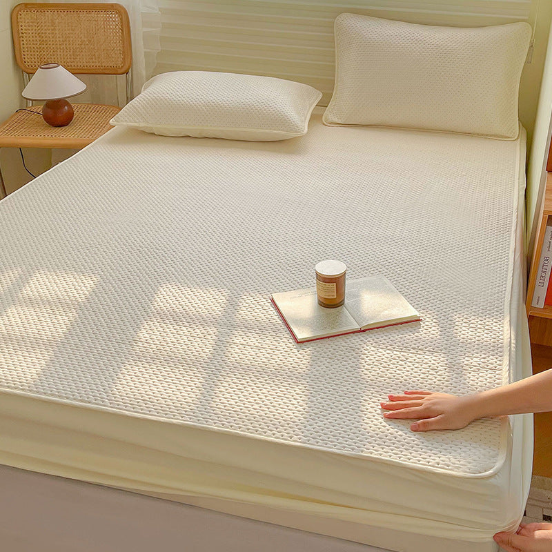Non-slip Simmons Mattress Protective Cover Dustproof Bedspread Three-piece Set Pi-Mart