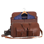 Large Capacity Men's Leather Suit Storage Bag - SJB-DIAMOND ELITES