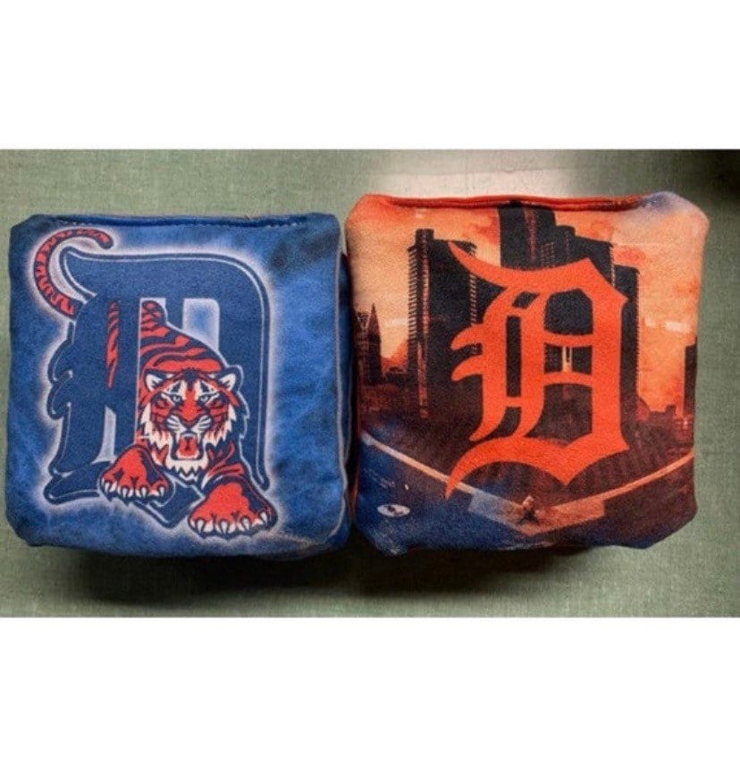 Detroit Baseball Cornhole Boards - SJB-DIAMOND ELITES
