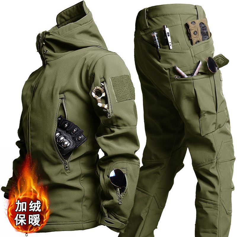 Winter Men's Camouflage Workwear And Assault Suit Set Lootquake LLC
