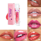 New Tube Lip Rich Lip Color Slightly Spicy Lip Honey Lip Glass Mirror Face Lip Mirror Liquid Lipstick Pi-Mart