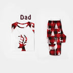 European And American Deer Head Print Parent-child Home Service Suit Pi-Mart