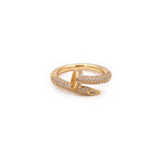 Classic Korean Style Copper Zircon Ring Pi-Mart
