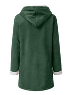 Full Size Pocketed Long Sleeve Hooded Toggle Jacket – Stylish & Functional Outerwear for Women Stevvex