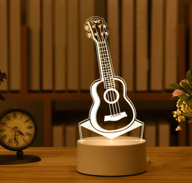 Kids 3D LED Creative Night Lamp - SJB-DIAMOND ELITES