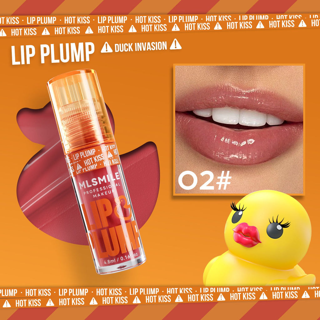 Duck Lip Gloss Mirror Lip Lacquer Pearlescent Liquid Lipstick Pi-Mart