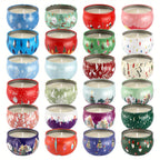 24pcs Christmas Scented Candle, Smoke-free, No-drip, Elegant Romantic Candle, Suitable For Family, Wedding, Church, Seasonal Celebrations, Also Very Suitable For Various Festivals.