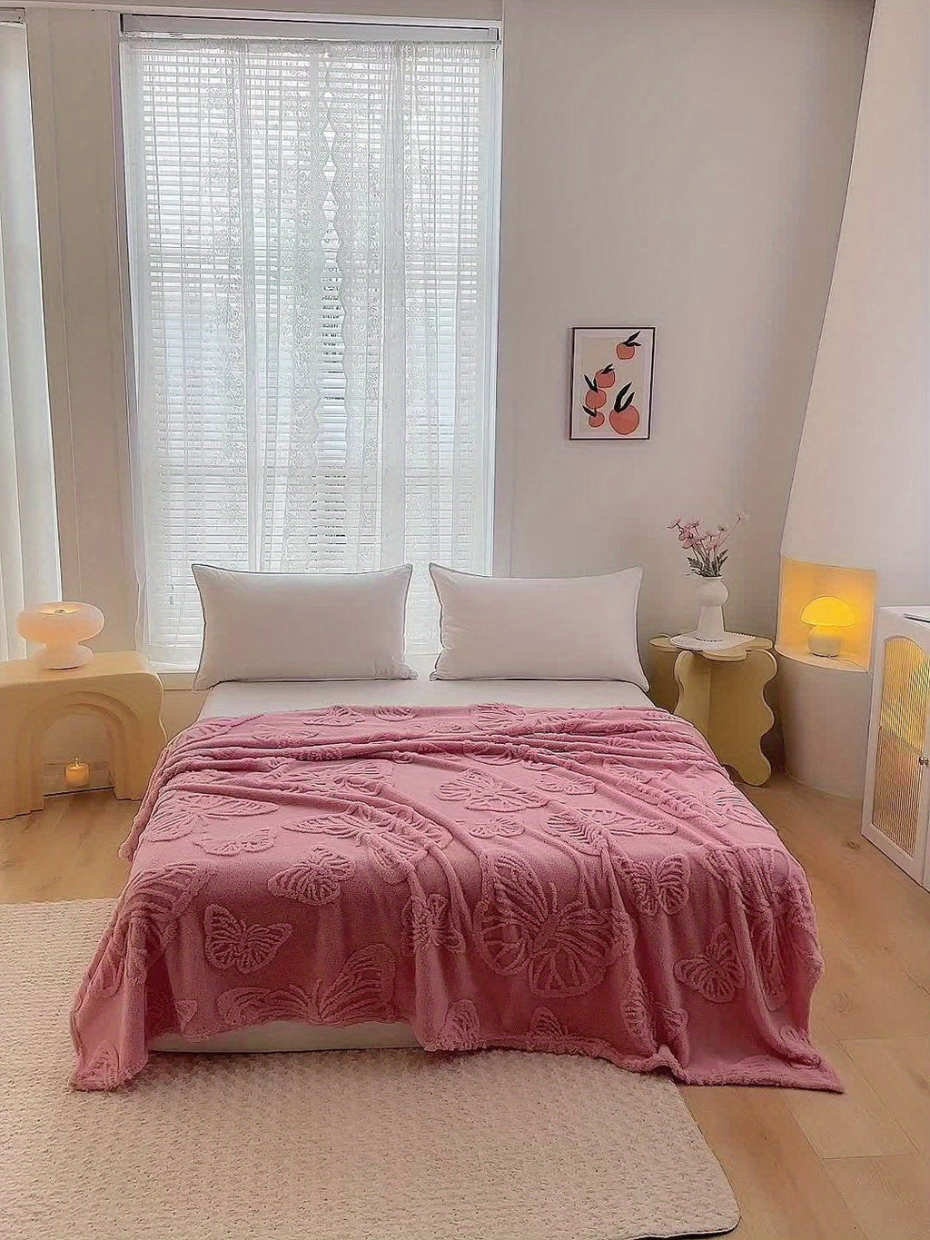 1pc Soft and Cozy 3D Butterfly Blanket - Perfect for All Seasons and Occasions