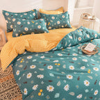 Pillowcase Bed Cover Set Sets Bedding Bedsheet Quilt Duvet Pi-Mart
