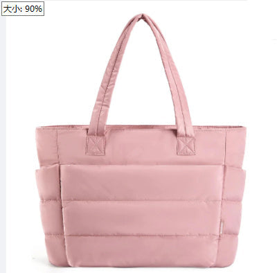 Women's Cotton Handbag Large Zipper Travel Essential Pi-Mart