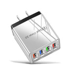 USB Charger Quick Charge 3.0 4 Phone Adapter For Tablet Portable Wall Mobile Charger Fast Charger Pi-Mart