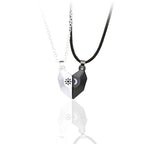 Korean Fashion Magnetic Couple Necklace Pi-Mart
