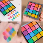 Matte Pearlescent Stage Makeup Eye Shadow Plate Pi-Mart