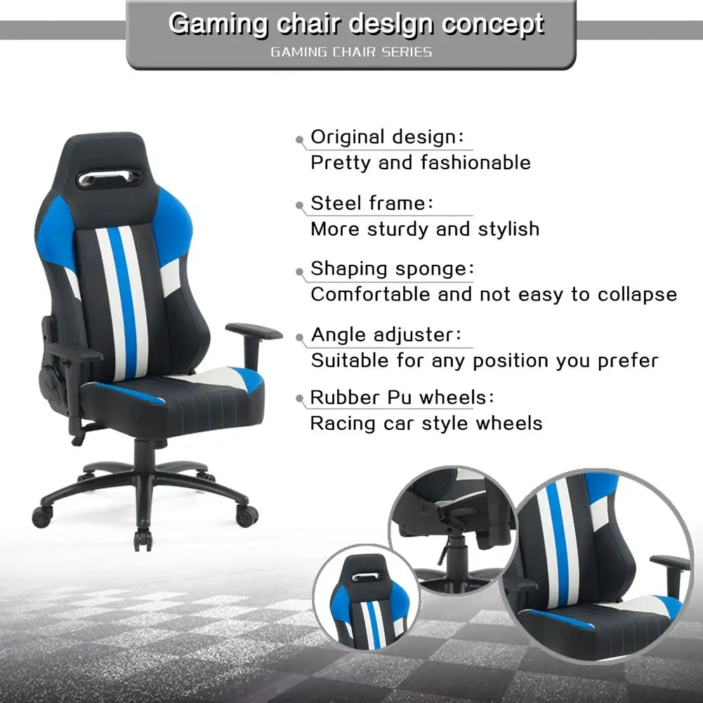 High Back Gaming Chair Racing Office Chair with PU Leather - SJB-DIAMOND ELITES