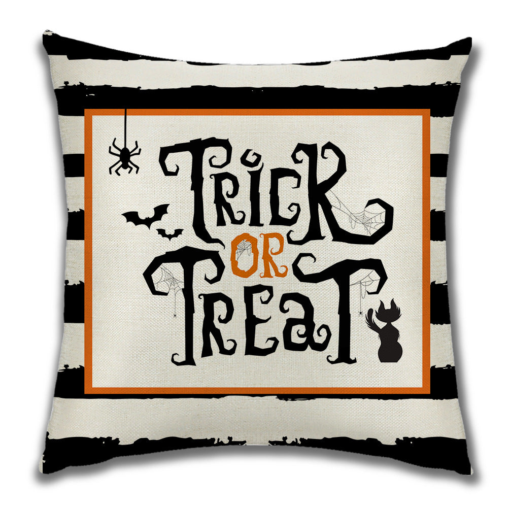 Cartoon Pumpkin Castle Sofa Cushion Cushion Pillowcase Pi-Mart