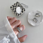 Vintage Grid Enamel Drip Oil Ring Pi-Mart