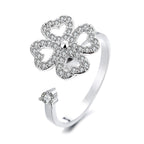 Rotating Four-Leaf Ring - SJB-DIAMOND ELITES
