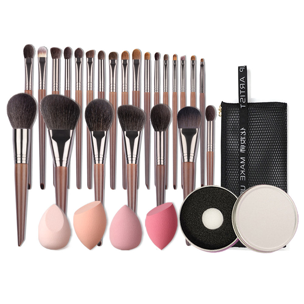 Natural Makeup Brushes Set Eyeshadow Make Up Brush Goat Pi-Mart