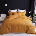 Four-piece Household Simple Cotton Bed Duvet Cover Pi-Mart