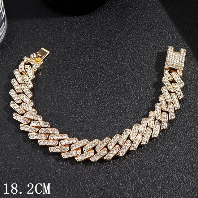 Iced Out Chain Bracelet Pi-Mart