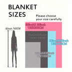 1pc Custom Name Blanket Multicolor Pattern Soft Nap Blanket Four Seasons Office Chair Flannel Blanket Gift Blanket