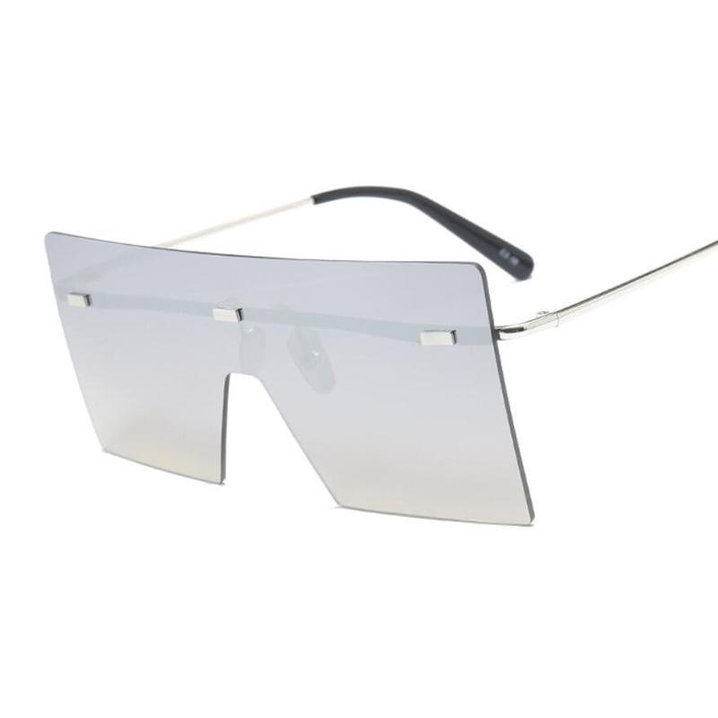 Oversized Luxury Graduent Elegnat Woman and Lady Sunglasses In Retro Vintage Modern Style Sunglasses  Rimless Eyewear oculos de sol SUnglasses With UV400Protection - SJB-DIAMOND ELITES