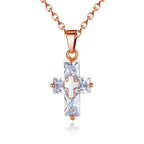 Personality Cross Copper Necklace Pi-Mart