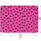 6-Pack of Warm Paw Print Dog Blanket Bed Covers to Keep Your Furry Pets Cozy! Lootquake LLC