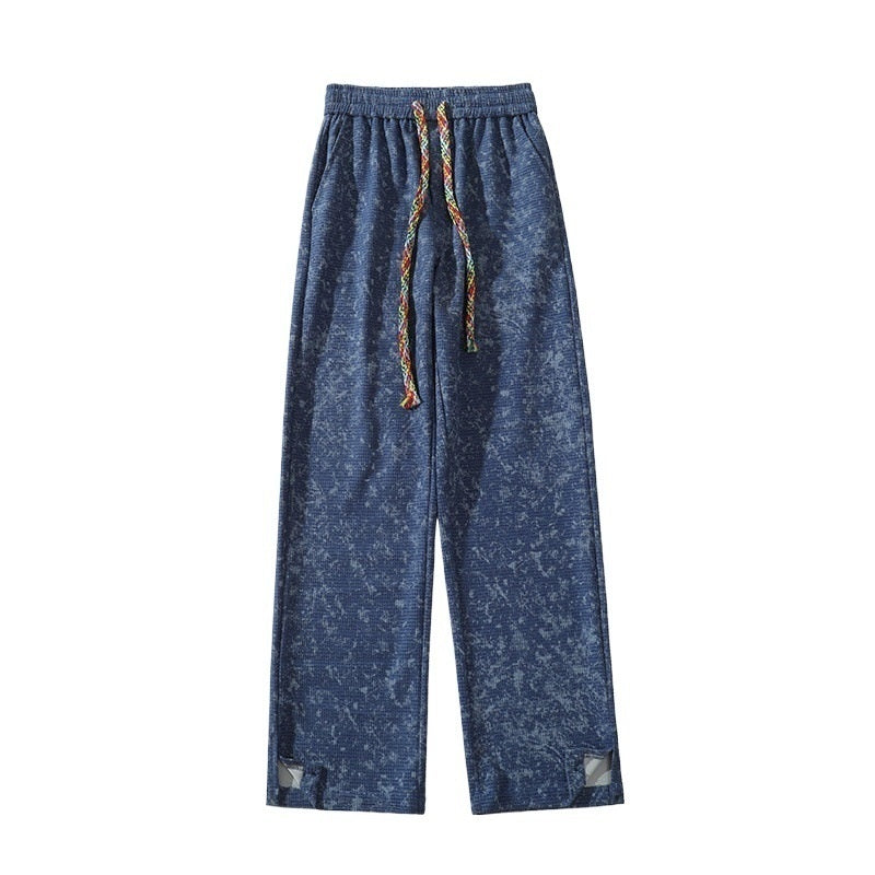 Straight Loose Pu Shuai Casual Long Pants Lootquake LLC