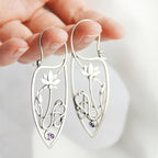 Dangle Earring Pendientes Marbled Dripping