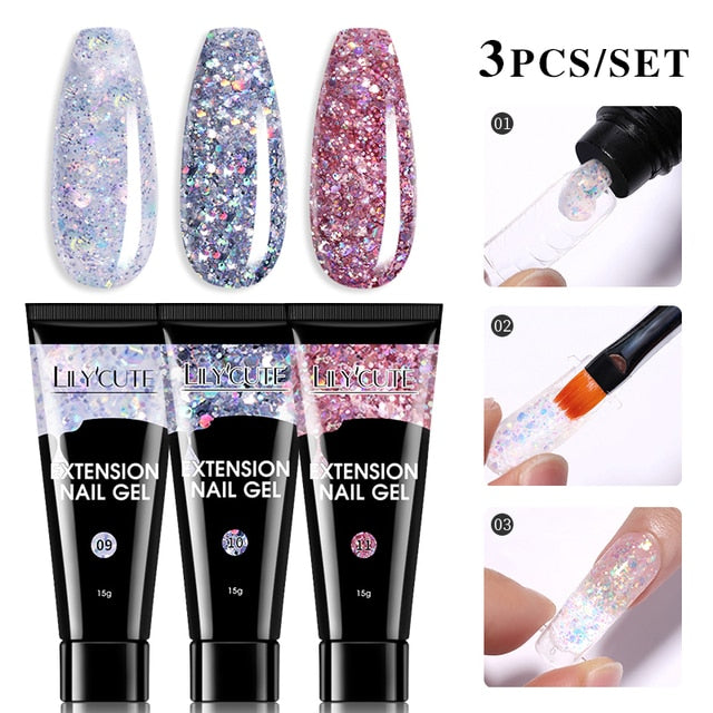 Extension Gel Set - SJB-DIAMOND ELITES