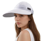 Sukeen Cooling Visor Cap For Women&Men, 2 In 1 Zip-Off Sun Hat With UV Protection For Outdoor Sports Golf Travel Tennis Beach - SJB-DIAMOND ELITES