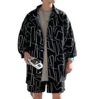 Shirt Five-point Pants Ice Silk Suit Lootquake LLC