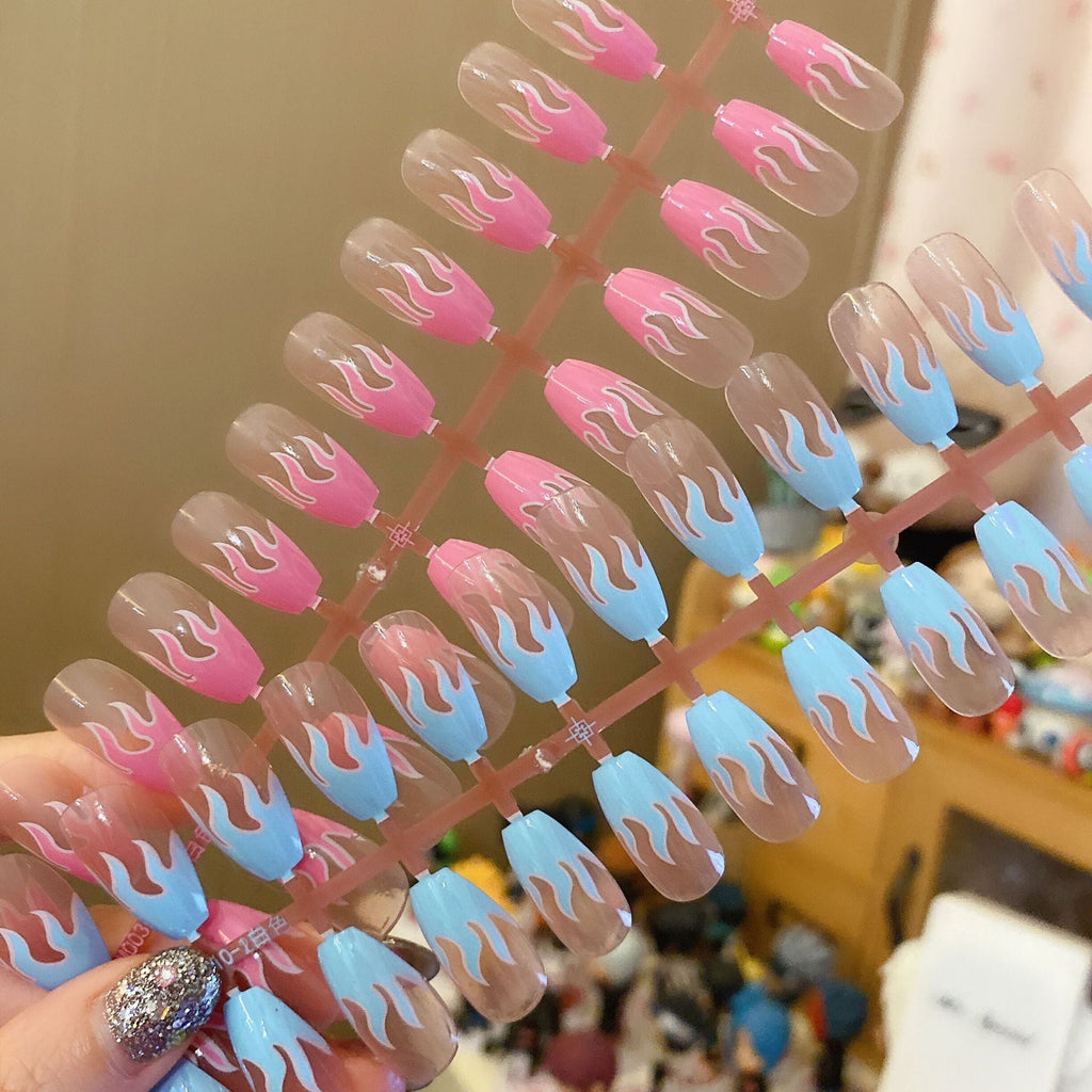Women's Fashion Removable Wearable Fake Nails Pi-Mart