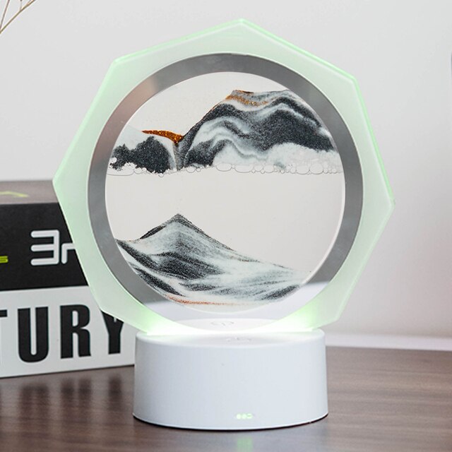 7 Colors USB Sandscape Table Lamp - SJB-DIAMOND ELITES