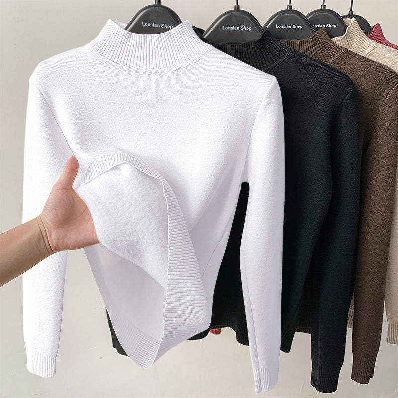 Women Turtleneck Autumn Winter Sweater Pi-Mart