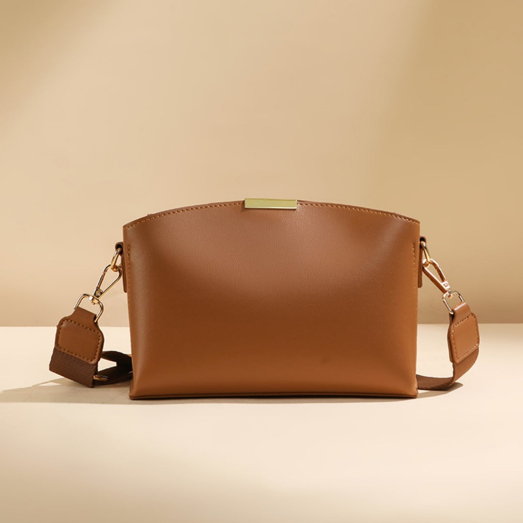 Elegant Women's Wide Shoulder Strap Shell Bag - Stylish & Functional Small Crossbody Bag