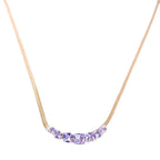 Necklace Female Titanium Steel Diamond Gold Trend Pi-Mart