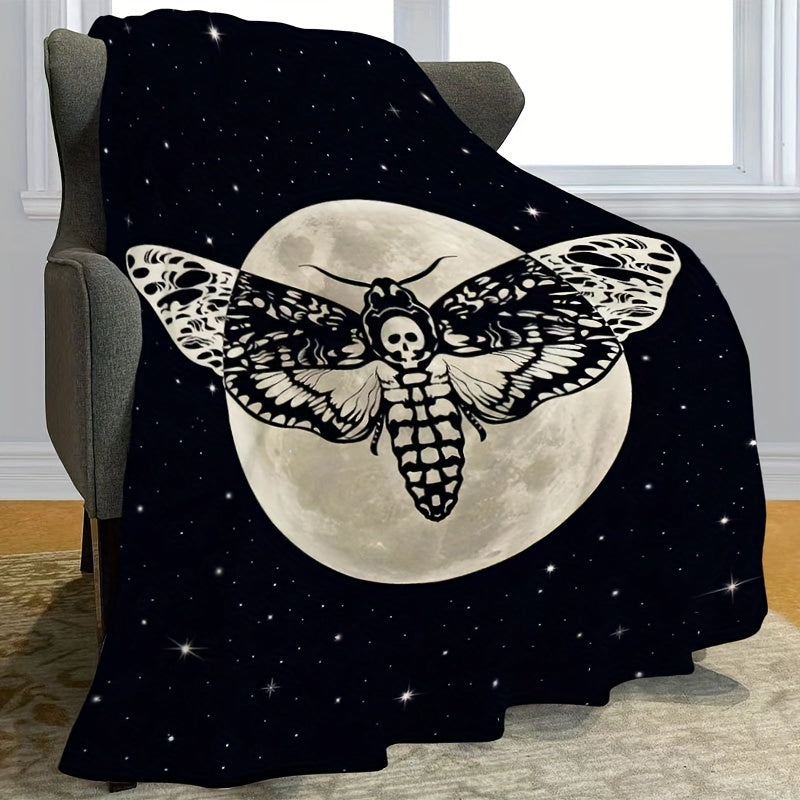 1pc Halloween Theme Blanket, Multi-purpose Gift Blanket, High-definition Printing Super Soft Flannel Blanket, Air Conditioning Blanket, Lunch Break Blanket Lootquake LLC