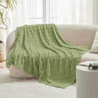 Soft and Cozy Luxurious Glam Plaid Throw Blanket - Reversible, All-Season 3D Checkered Pattern Fantasy Themed Polyester Flannel Fleece Bed Throw for Perfect Comfort Lootquake LLC