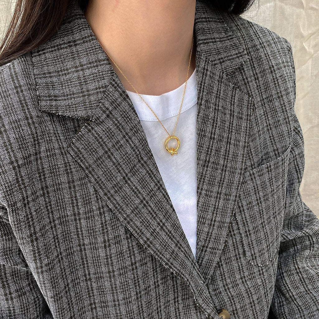 Cold Wind Simple French Chic Net Red Neck Chain