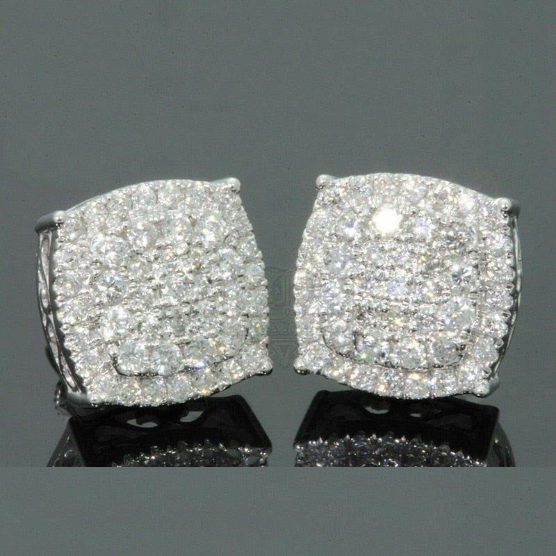 Color Stone Stud Earrings Pi-Mart