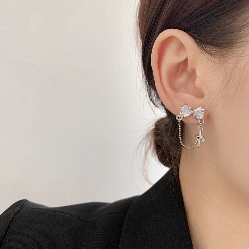 Bowknot Drop Earrings Pi-Mart