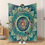 Luxurious Soft Bohemian Mandala Blanket - Visually Stunning & Cozy - Ideal Gift for Boys, Girls & Adults on Birthdays, Holidays, and Ramadan Celebrations! Lootquake LLC
