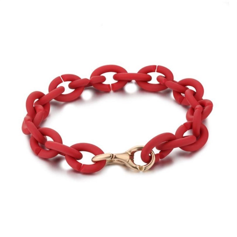 Basic Style Graphite Silver Bracelet Pi-Mart