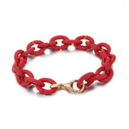 Basic Style Graphite Silver Bracelet Pi-Mart