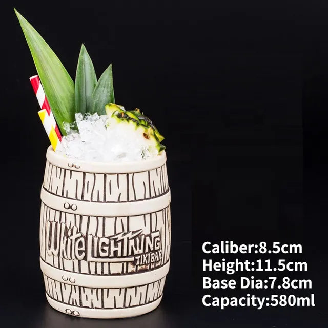 Hawaii Ceramic Tiki Mugs Pi-Mart