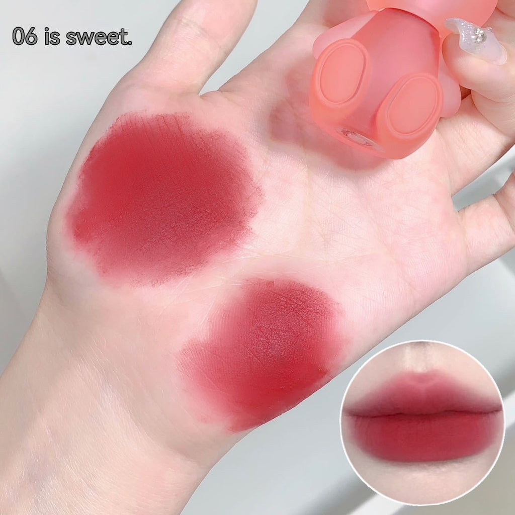 Bear Cute Rabbit Lip Mud Matte Finish Pi-Mart