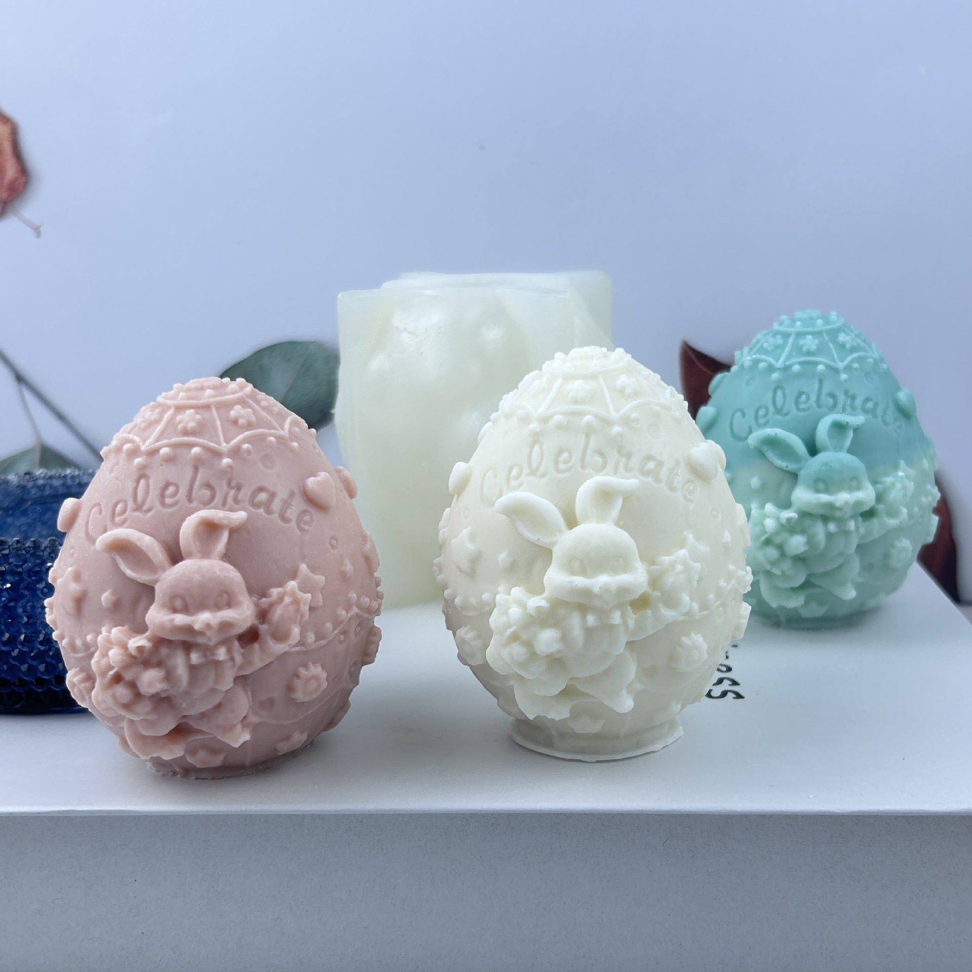 Rabbit Egg Silicone Mold Easter Decoration Ornaments Pi-Mart